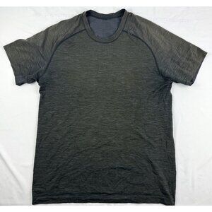 LULULEMON MEN SZ MEDIUM METAL VENT TECH T SHIRT CREW SHORT SLEEVE PULLOVER